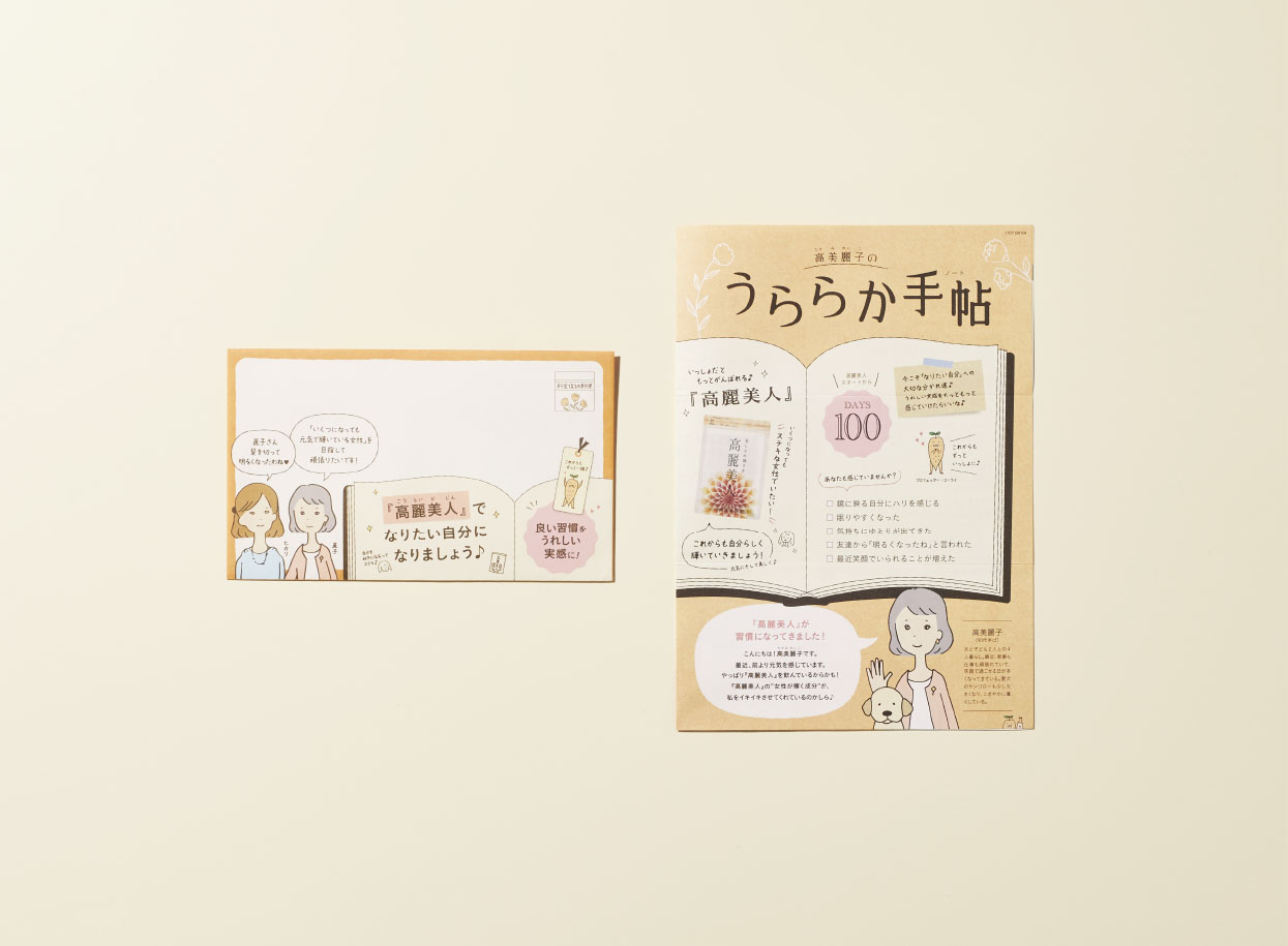 ていねい通販 『高麗美人』DM