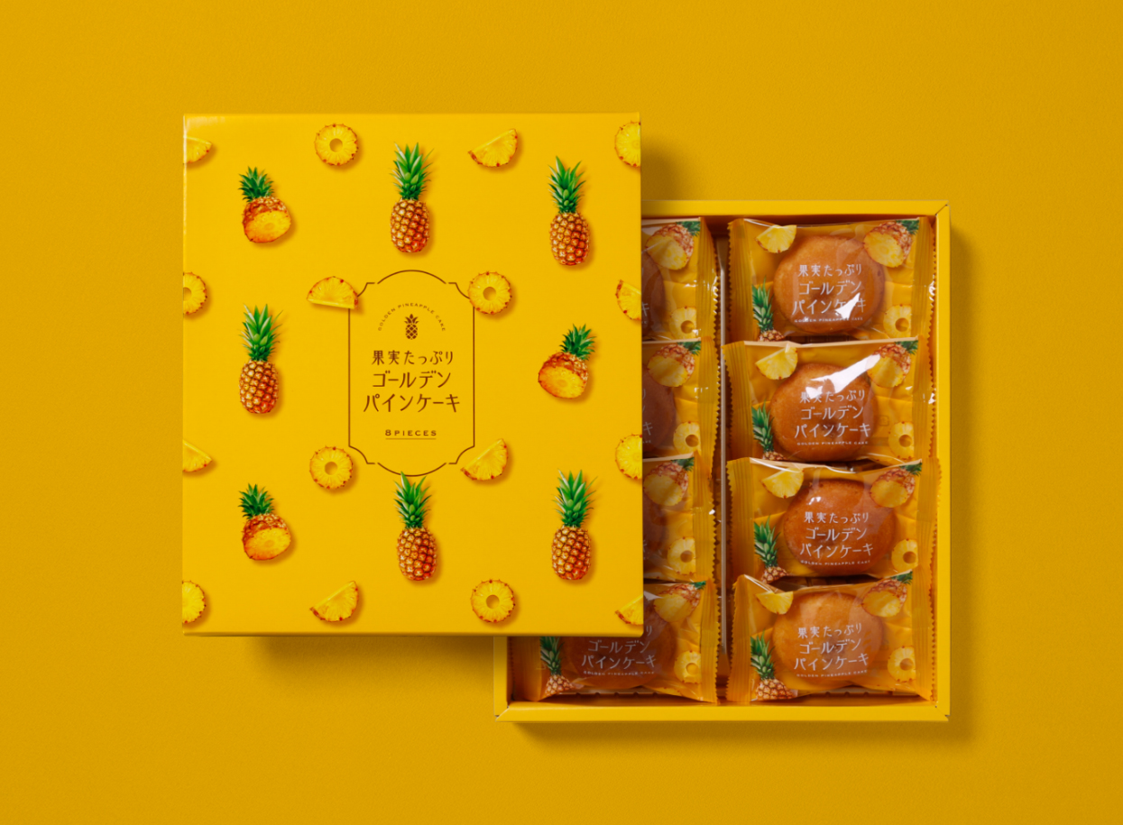 果実たっぷり ふじ林檎ケーキ／ゴールデンパインケーキ