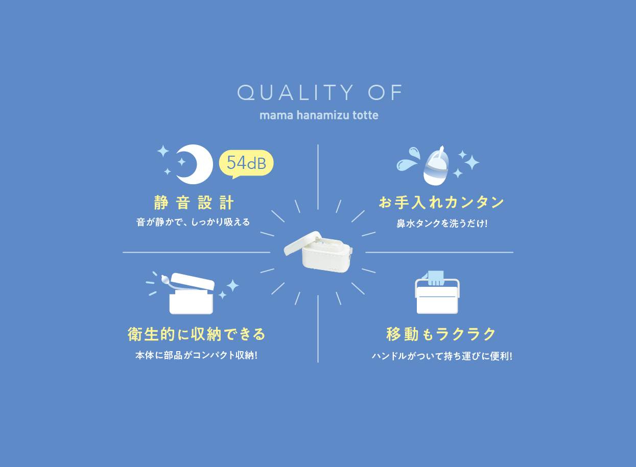 ママ鼻水トッテ 電動鼻すい器